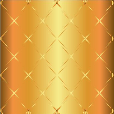 Metalik altın plaka vektör çizim