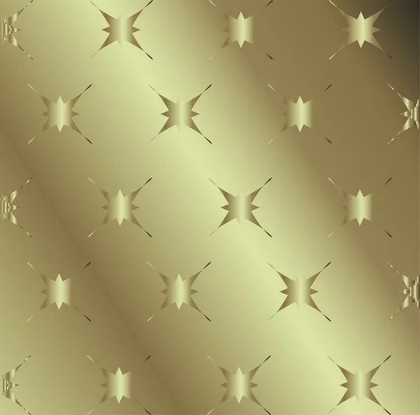 Guld stjärnskott på abstrakt mörk bakgrund — Stock vektor