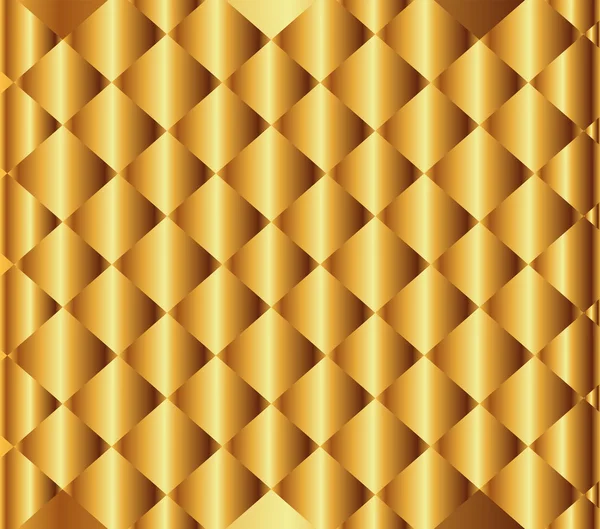黄金の織り目加工の背景のベクトル — ストックベクタ