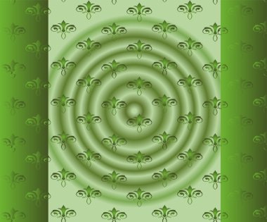 absztrakt gyönyörű zöld virágos háttér