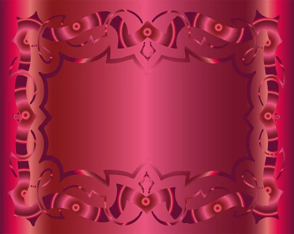 ビンテージ ロイヤル背景暗いピンク花高級装飾用 — ストックベクタ