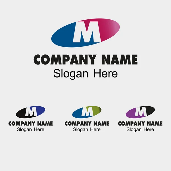 mektup m alfabe logo vektör mektup m simgesi