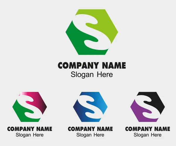 Ikonka logo firmy s — Wektor stockowy