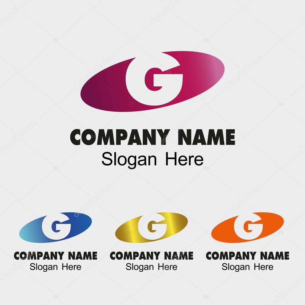 Letter G logo company vector letter G icon
