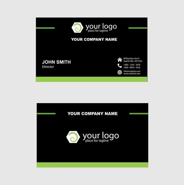 Business Card — Stock Vector