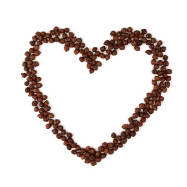 Beyaz arkaplanda izole edilmiş metin için nohut çekirdeği şekli, vejetaryen yiyecekler