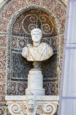 Klasik Romanya büstü mermer heykeli