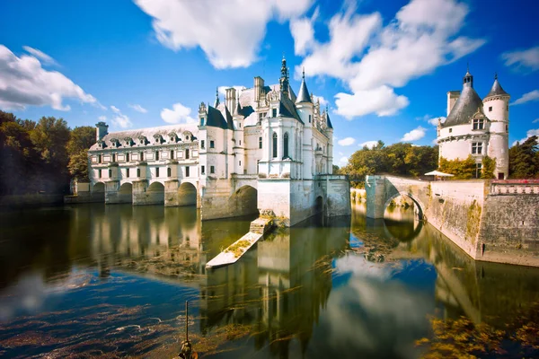 Slott Cenoncheau Loire Region Stockbild