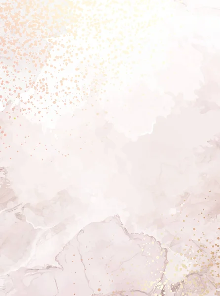 Cadre design vectoriel quartz géode beige.Carte texture pailletée marron taupe élégante. — Image vectorielle
