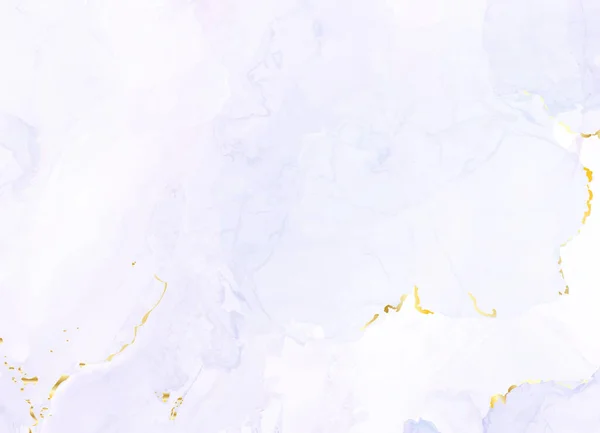 紫色枫树水彩画矢量设计卡片 尘土飞扬的紫色和金色大理石框架 冬季婚宴请柬冰帽质感染料飞溅风格 酒精油墨 分离和可编辑的 — 图库矢量图片