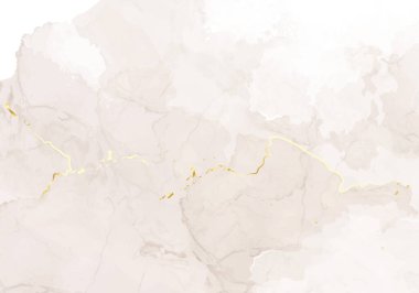 Bej kuvars jeot vektör tasarım çerçevesi. Lezzetli kahverengi desen kartı. Altın çatlaklar. Kintsugi sanatı. Doğal taş. Modaya uygun bir düğün davetiyesi. Boyama stili. Alkol mürekkebi. İzole ve düzenlenebilir