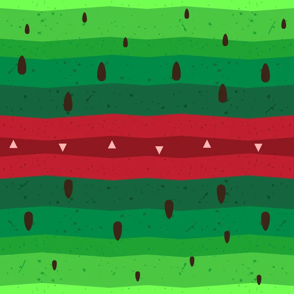 Watermelon seamless pattern — Stock Vector