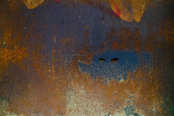 Rusted Grunge Metal Rust Oxidized Steel Texture Industrial Metal Background — Stock Photo, Image