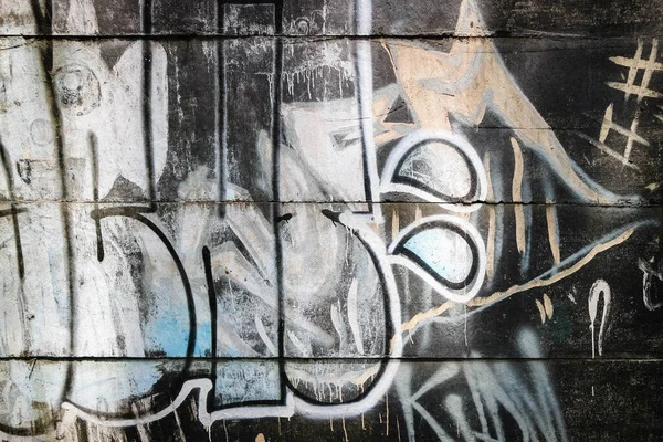 Abstrato Colorido Urbano Rua Arte Grafite Textura Fundo Close Pintura — Fotografia de Stock