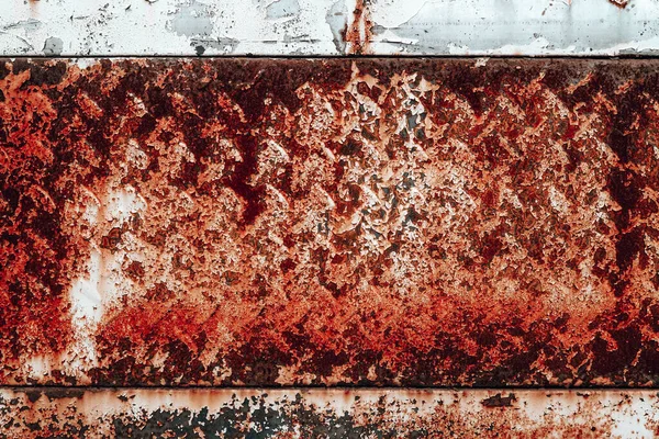 光沢のある錆びた金属の質感 信頼性と酸化された背景 古着鉄金属の質感の背景 — ストック写真
