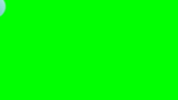 Elemento 3d islamico con sfondo schermo verde — Video Stock
