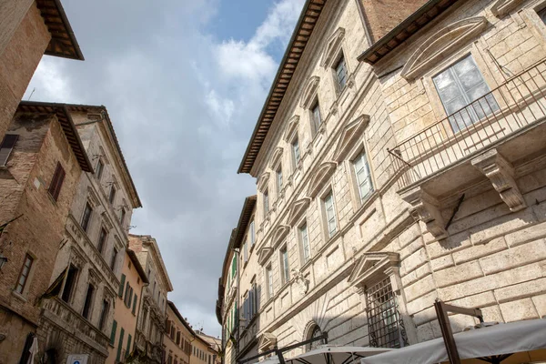 Montepulciano Italië Augustus 2021 Zicht Stad Montepulciano Toscane Italië — Stockfoto