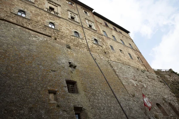 Montepulciano Italy August 2021 View Montepulciano House Town Tuscany Italy — Stock Photo, Image