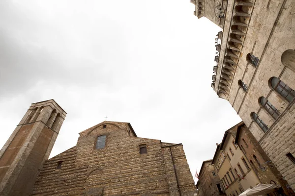 Montepulciano Italy August 2021 Sant Agnese Church Montepulciano Town Tuscany — Stock Photo, Image