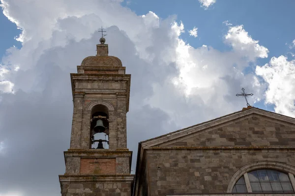 Montalcino Itália Agosto 2021 Catedral Santo Salvador Cattedrale Del Santissimo — Fotografia de Stock