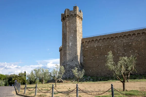 Монтальчіно Італія Серпня 2021 Замок Монтальчіно Тоскана Італія — стокове фото