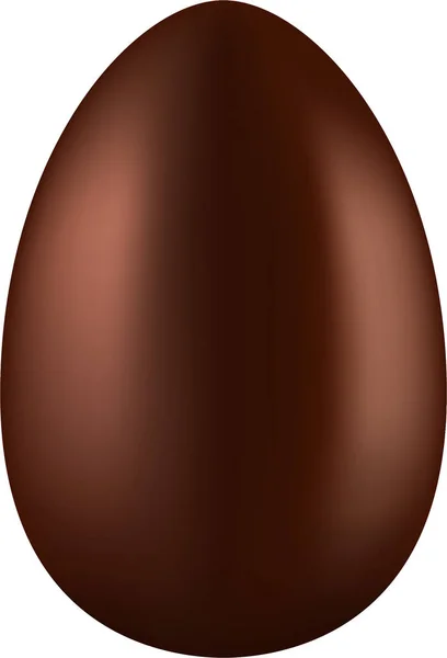 Иллюстрация Шоколадного Яйца Еда Сладости — стоковый вектор