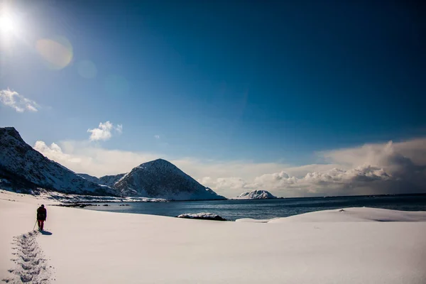 Invierno Las Islas Lofoten Norte Noruega —  Fotos de Stock