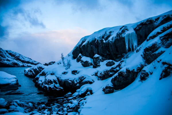 Invierno Las Islas Lofoten Norte Noruega —  Fotos de Stock