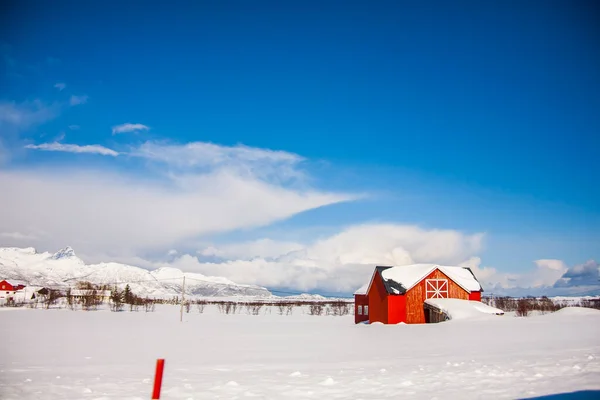 Winter Auf Den Lofoten Northern Norwegen — Stockfoto