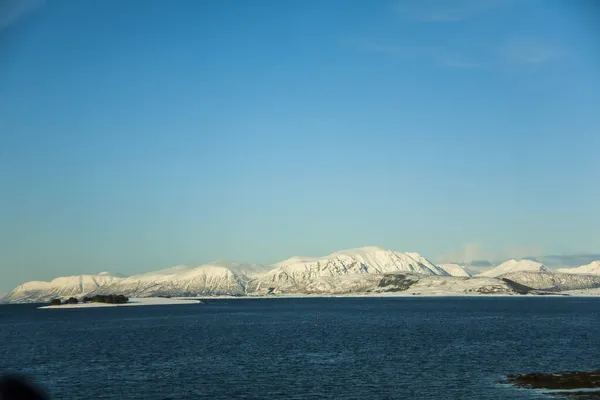 挪威北部Lofoten群岛冬季 — 图库照片
