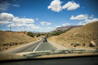 Kuzey Afrika, Fas 'ta kurak manzara.