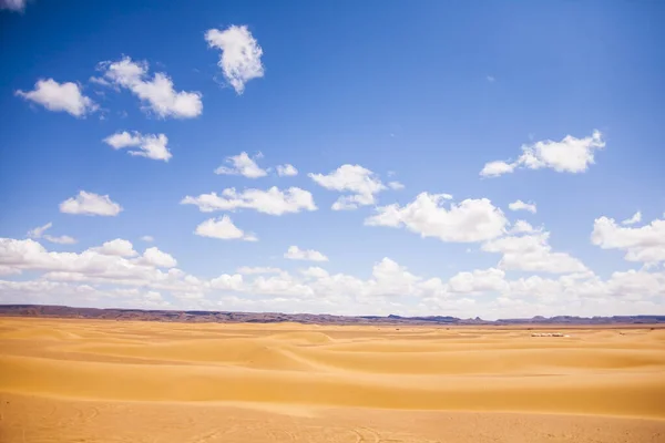 Paesaggio Asciutto Dune Nel Deserto Del Sahara Marocco — Foto Stock