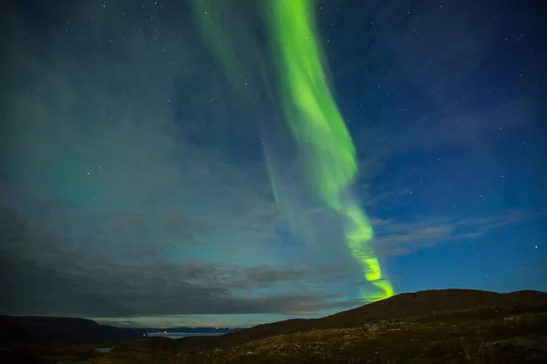 Northern Lights Nordkappu Severní Norsko Evropa — Stock fotografie