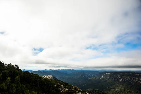 Paisaje Invernal Ports Beseit Tarragona España — Foto de Stock