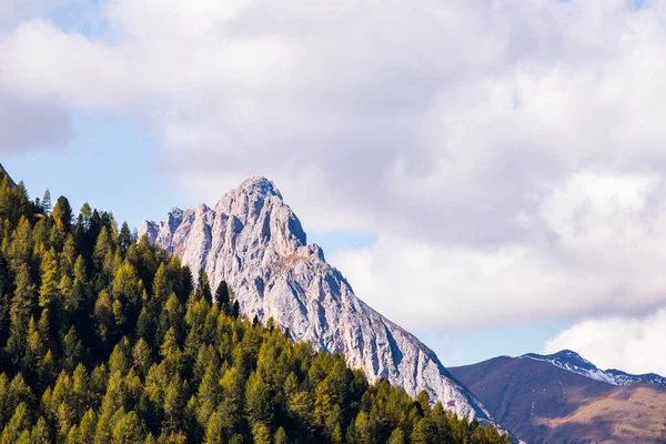 Solnedgång Dolomiterna Alperna Norra Italien Europa — Stockfoto