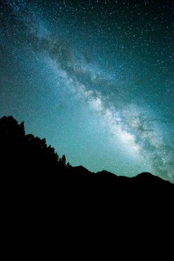 Samanyolu El Llano Del Jable, La Palma Adası, Kanarya Adaları, İspanya.