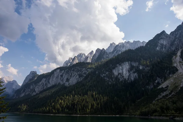 奥地利北部阿尔卑斯山的夏日落山 — 图库照片