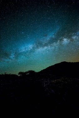Caldera de Taburiente 'deki Samanyolu, La Palma Adası, Kanarya Adaları, İspanya