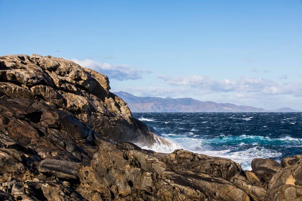 Paysage Hivernal Dans Parc Naturel Cap Creus Espagne — Photo