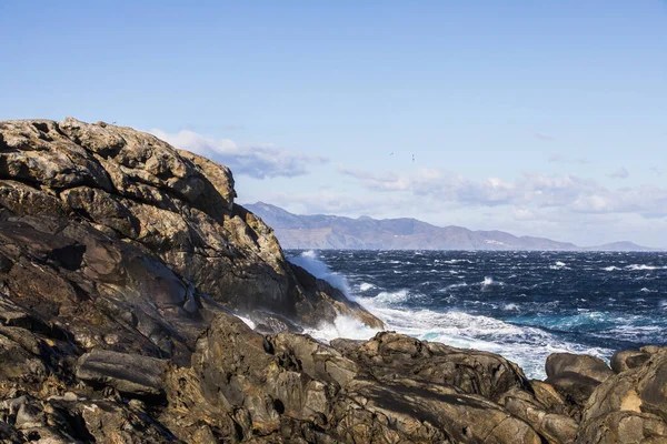 Winter Landscape Cap Creus Nature Park Spain — Stock Photo, Image