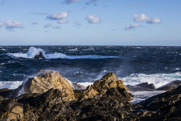 Paisagem Inverno Parque Natural Cap Creus Espanha — Fotografia de Stock