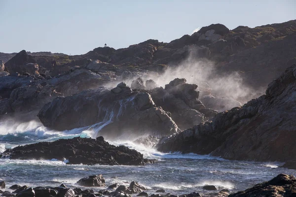 Paisagem Inverno Parque Natural Cap Creus Espanha — Fotografia de Stock