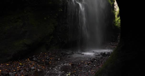 Escena Cascada Tilos Palma Islas Canarias Uhd — Vídeo de stock