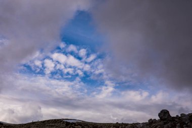 Tre Cime Di Lavaredo 'da gün batımı, Dolomitler, Alpler, Kuzey İtalya