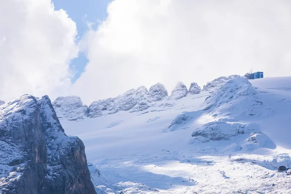 Dolomites Dağlarında Gün Batımı Alpler Kuzey Talya Avrupa — Stok fotoğraf