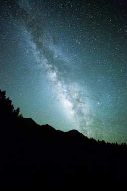 Samanyolu El Llano Del Jable, La Palma Adası, Kanarya Adaları, İspanya.