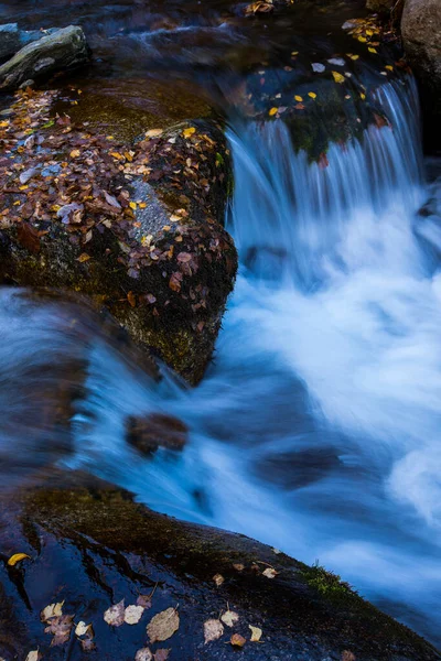 Cena Outono Camprodon Ripolles Pyrenees Espanha — Fotografia de Stock