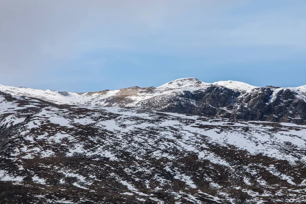 Zimní Krajina Horách Vallter Pyreneje Španělsko — Stock fotografie