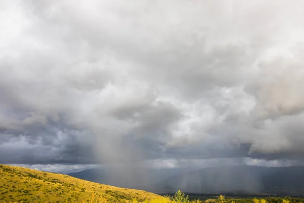 Sonnenuntergang Und Dramatische Wolken Cerdanya Pyrenäen Spanien — Stockfoto