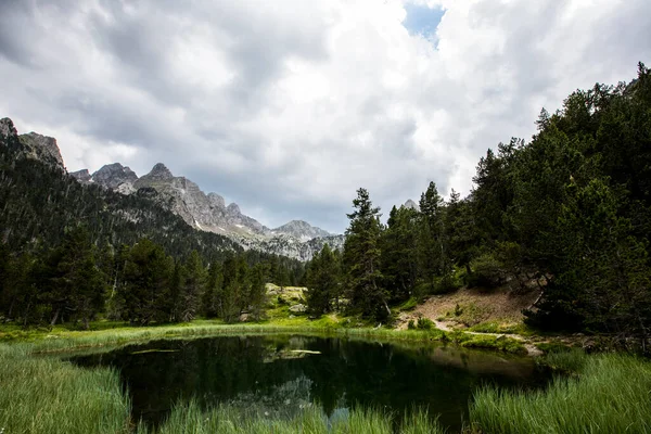 Summer Landscape Posets Maladeta Nature Park Spain — Foto de Stock